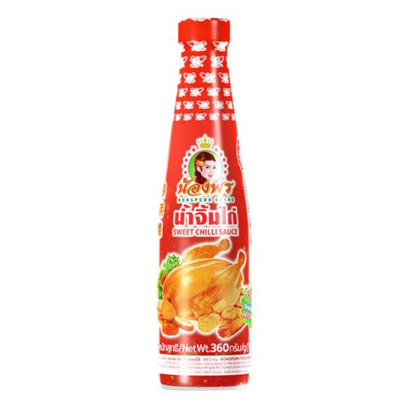 Tương ớt ngọt chấm gà Nongporn Thái Lan 360g, 1 chai 1