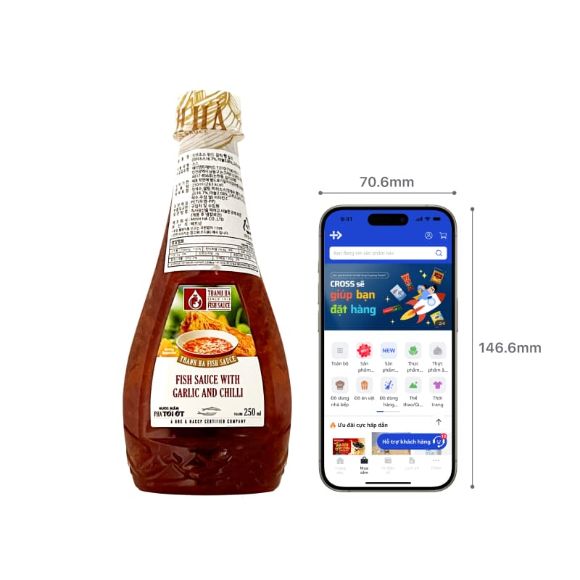 Nước mắm tỏi ớt pha sẵn 250ml 2