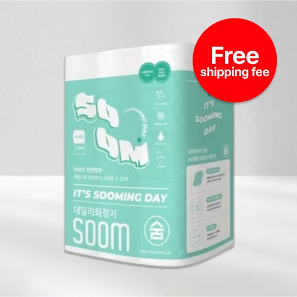 Cheonyeon Pulp Daily Toilet Paper 3-Ply 30m, 30 Rolls (1 Pack) 1