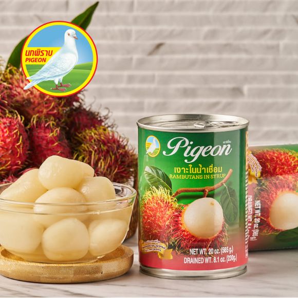 [PIGEON] Chôm chôm ngâm đường đóng hộp 565g 4