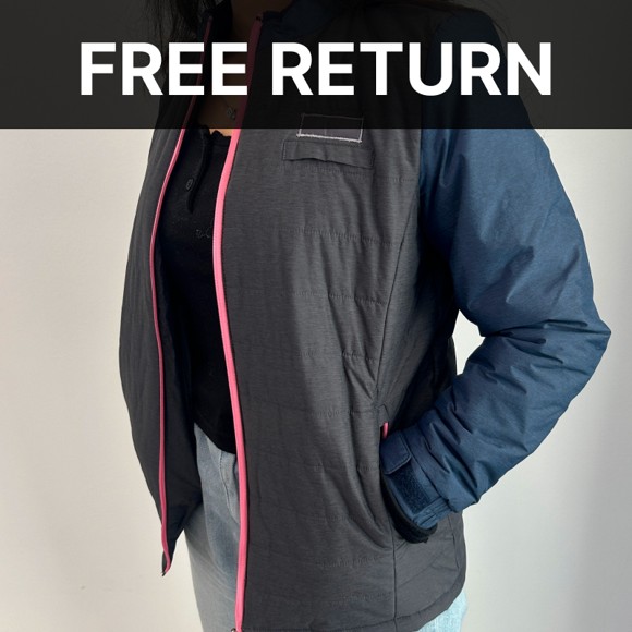 *FREE RETURN* Women's K-Padded Jacket  (Pink) 1