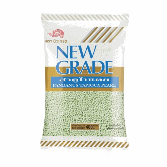 Trân châu lá dứa New Grade Thái Lan 400g, 1 gói 1