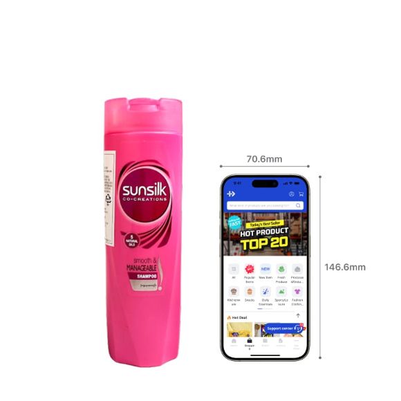 shampoo Sunsilk (Pink) Big 350ml 5