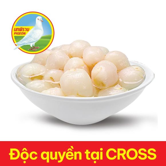 [PIGEON] Vải ngâm đường đóng hộp Thái Lan 565g 3