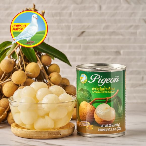 [PIGEON] Nhãn ngâm đường đóng hộp đóng hộp 565g 6