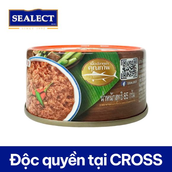 [SEALECT] Cá ngừ trộn mắm cá lên men Maeboonlam Nam Prik (cam) Thái Lan 85g 2