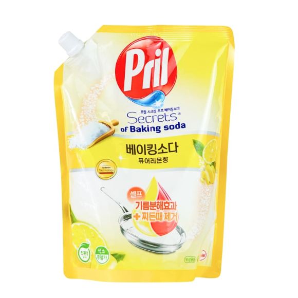 Pril Baking Soda Dishwashing Liquid Refill (1L) 1