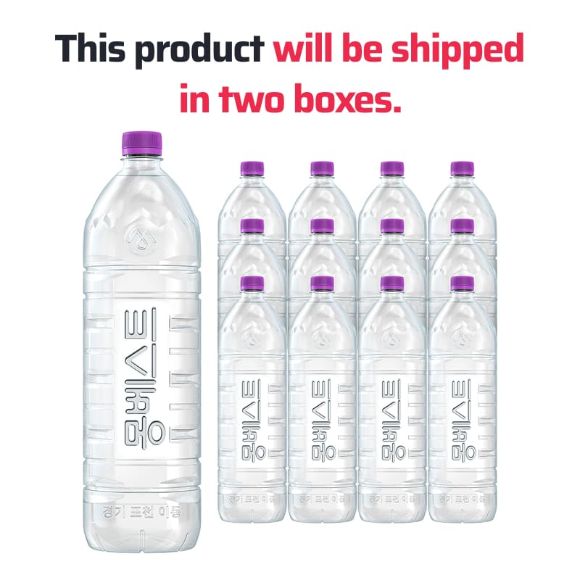 Montbest With Us Bottled Water 2L(6*2), 12 Bottles 2