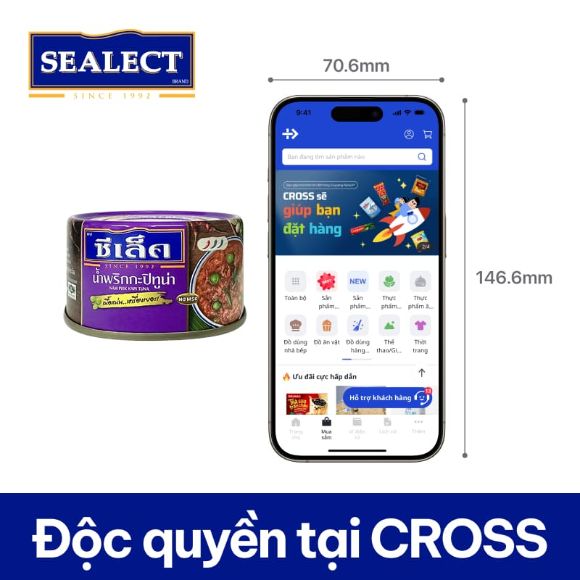 [SEALECT] Cá ngừ mắm tôm Nam Prik Kapi (tím) Thái Lan 85g 5