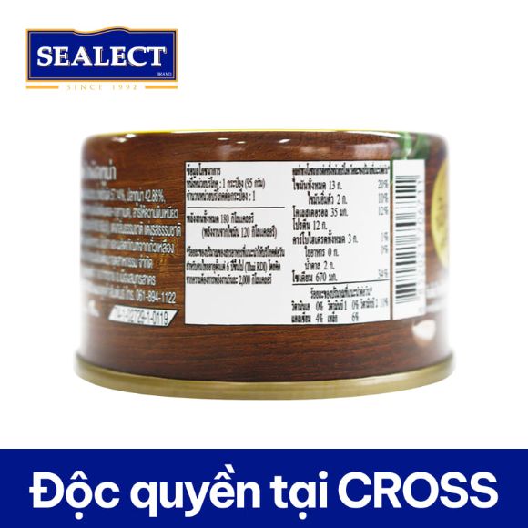 [SEALECT] Cá ngừ xào ớt Nam Prik (vàng) Thái Lan 95g 4