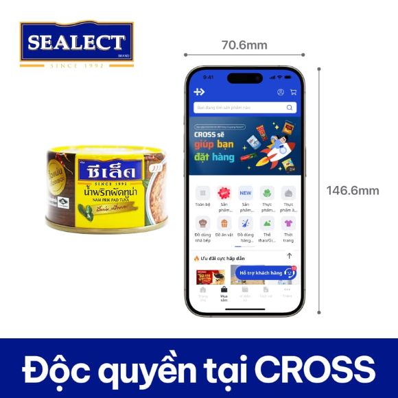 [SEALECT] Cá ngừ xào ớt Nam Prik (vàng) Thái Lan 95g 5