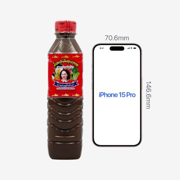 Mắm Thái Lan trộn gỏi Maebunlam(Nam Pla Ra) Đỏ 400ml 1 chai 2