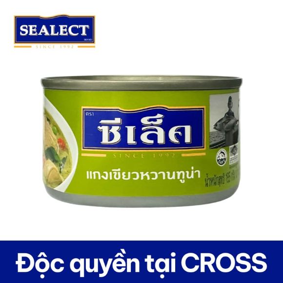 [SEALECT] Cá ngừ xốt cà ri xanh Thái Lan 185g 1