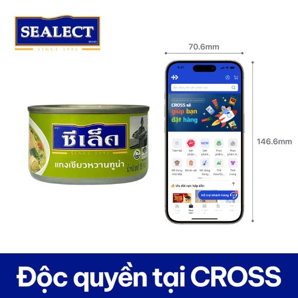 [SEALECT] Cá ngừ xốt cà ri xanh Thái Lan 185g 4